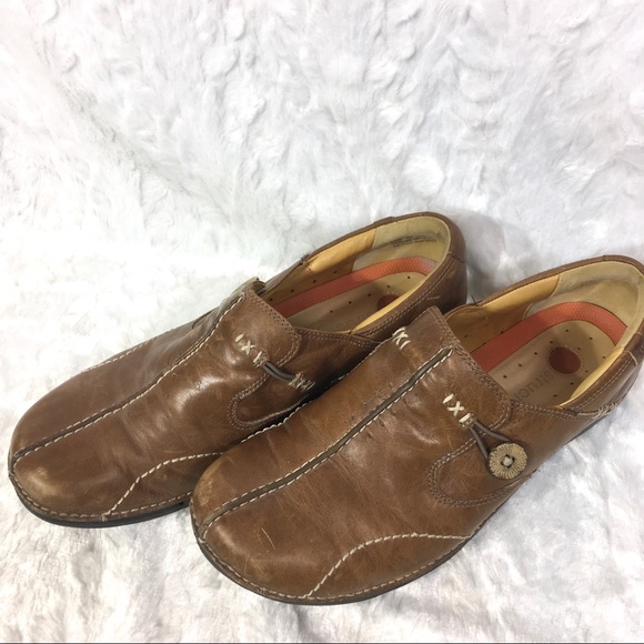 Clarks Unstructured Womens Size 9 W Brown - Picture 2 of 7